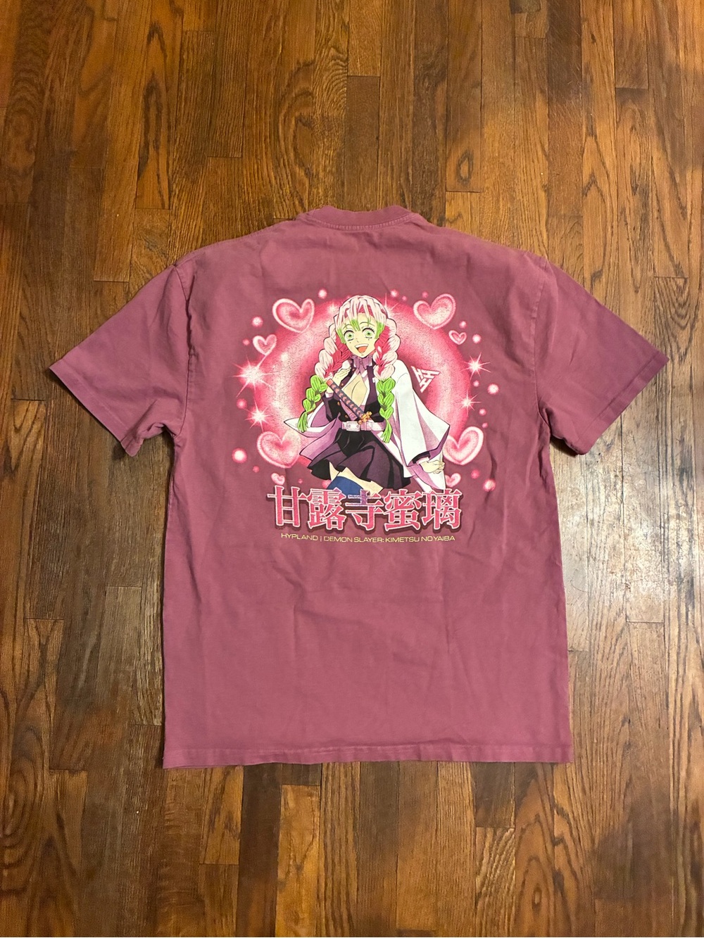 Hypland demon slayer mitsurui tshirt size large